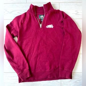 Roots half zip sweater